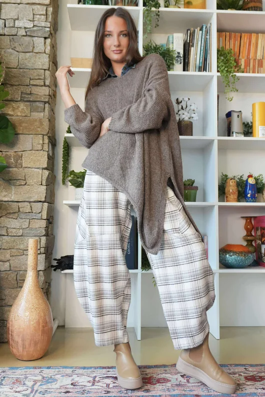  Big Softie Super Slant Knit Jumper Earth /12=